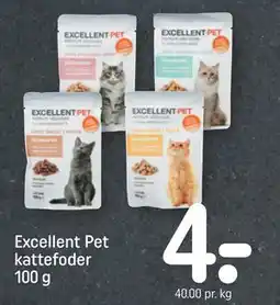 REMA 1000 Excellent Pet kattefoder 100 g, DKK 4 tilbud