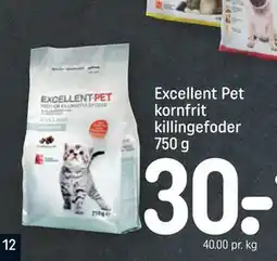 REMA 1000 Excellent Pet kornfrit killingefoder 750 g, DKK 30 tilbud