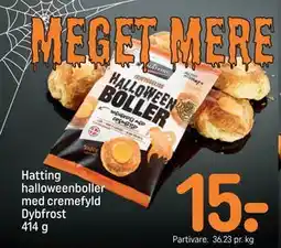 REMA 1000 Hatting halloweenboller med cremefyld Dybfrost 414 g, DKK 15 tilbud