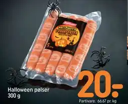 REMA 1000 Halloween pølser 300 g, DKK 20 tilbud
