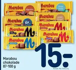 REMA 1000 Marabou chokolade 87-100 g, DKK 15 tilbud