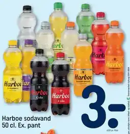 REMA 1000 Harboe sodavand 50 cl. Ex. pant, DKK 3 tilbud