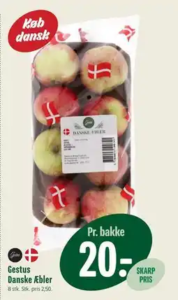 Min Købmand Gestus Danske Æbler, DKK 20 tilbud