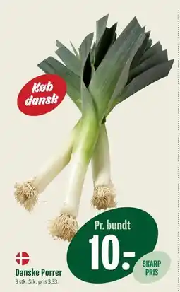 Min Købmand Danske Porrer, DKK 10 tilbud