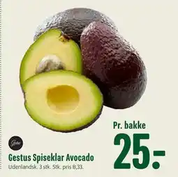 Min Købmand Gestus Spiseklar Avocado, DKK 25 tilbud