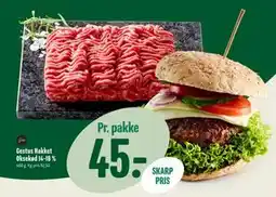 Min Købmand Gestus Hakket Oksekød 14-18 %, DKK 45 tilbud