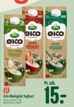 Min Købmand Arla Økologisk Yoghurt, DKK 15 tilbud