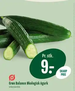 Min Købmand Grøn Balance Økologisk Agurk, DKK 9 tilbud