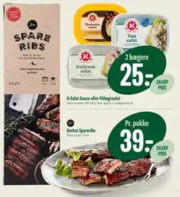 Min Købmand Gestus Spareribs, DKK 39 tilbud
