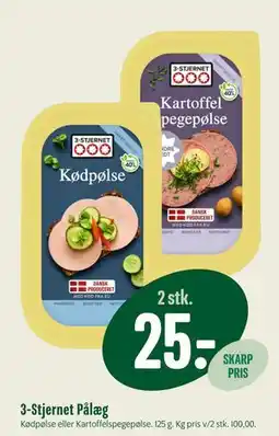 Min Købmand 3-Stjernet Pålæg, DKK 25 tilbud