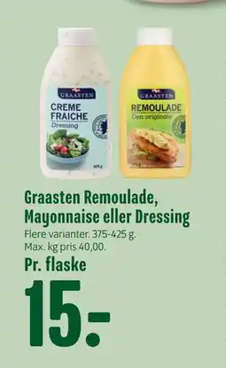 Min Købmand Graasten Remoulade, Mayonnaise eller Dressing, DKK 15 tilbud