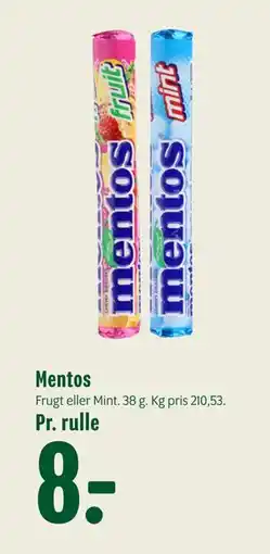 Min Købmand Mentos, DKK 8 tilbud