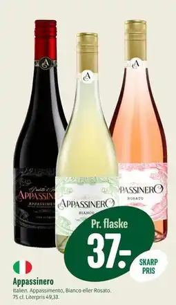Min Købmand Appassinero, DKK 37 tilbud