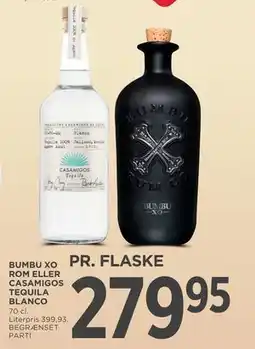 MENY BUMBU XO ROM ELLER CASAMIGOS TEQUILA BLANCO, DKK 279.95 tilbud