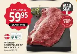 MENY WIENERSCHNITZLER AF DANSK KALV, DKK 59.95 tilbud