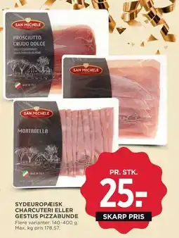 MENY SYDEUROPÆISK CHARCUTERI ELLER GESTUS PIZZABUNDE, DKK 25 tilbud