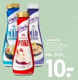 MENY CREMEFINE, DKK 10 tilbud