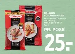 MENY DALOON FORÅRSRULLER, DKK 25 tilbud