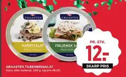 MENY GRAASTEN TILBEHØRSSALAT, DKK 12 tilbud