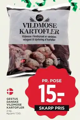 MENY GESTUS DANSKE VILDMOSE KARTOFLER, DKK 15 tilbud
