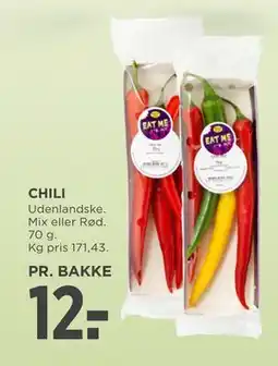 MENY CHILI, DKK 12 tilbud