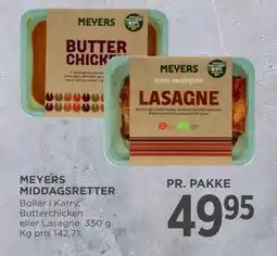 MENY MEYERS MIDDAGSRETTER, DKK 49.95 tilbud