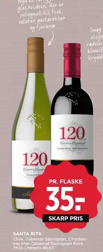 MENY SANTA RITA, DKK 35 tilbud