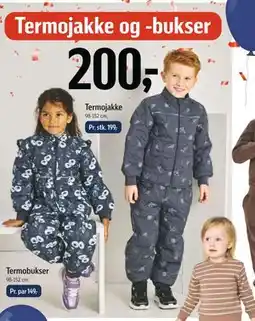 Føtex Termojakke og -bukser, DKK 200 tilbud