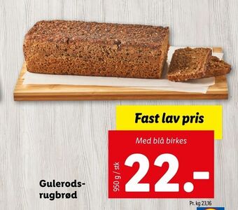 Let-Køb Gulerodsrugbrød tilbud