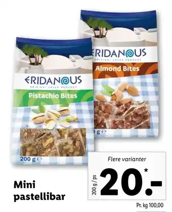 Let-Køb Mini pastellibar tilbud