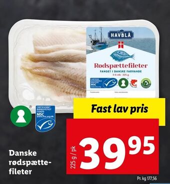 Danske rødspættefileter