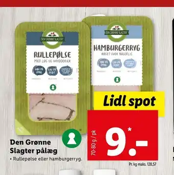 Let-Køb Den Grønne Slagter pålæg tilbud