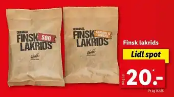 Finsk lakrids