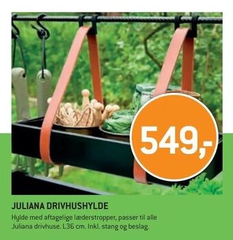 XL-BYG Juliana drivhushylde tilbud