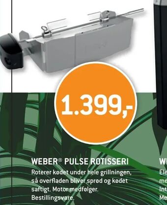 XL-BYG Weber® pulse rotisseri tilbud