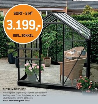 XL-BYG Outrium drivhus tilbud