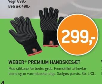 XL-BYG Weber® premium handskesæt tilbud