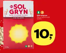 Kvickly OTA solgryn tilbud