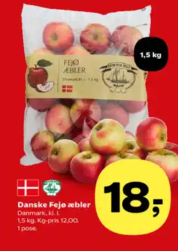 Kvickly Danske Fejø æbler tilbud