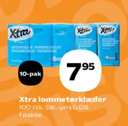 Kvickly Xtra lommetørklæder tilbud