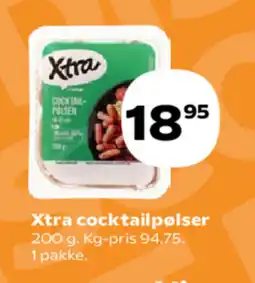 Kvickly Xtra cocktailpølser tilbud