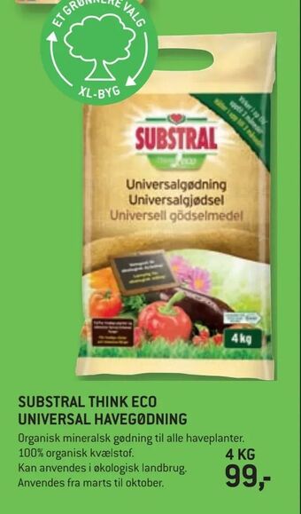 XL-BYG Substral think eco universal havegødning tilbud