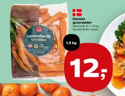 Kvickly Danske gulerødder tilbud