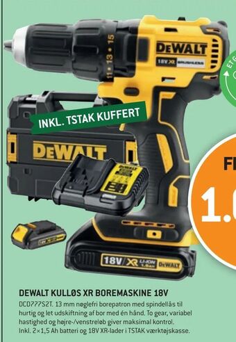 XL-BYG Dewalt kulløs xr boremaskine 18v tilbud