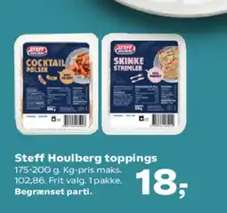 Kvickly Steff Houlberg toppings tilbud