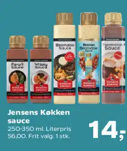 Kvickly Jensens Køkken sauce tilbud