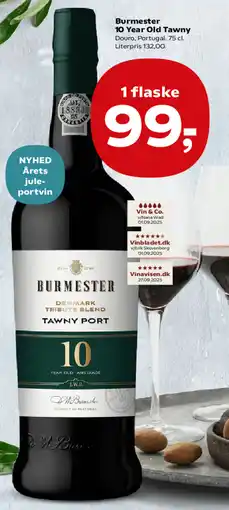 Kvickly Burmester 10 Year Old Tawny tilbud