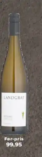 Kvickly Landgraf Riesling Spätlese tilbud
