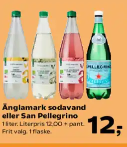 Kvickly Änglamark sodavand eller San Pellegrino tilbud