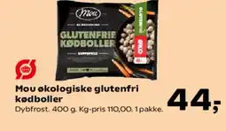 Kvickly Mou økologiske glutenfri kødboller tilbud